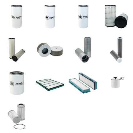 Filter Kit for Volvo EC 240 C Filter Service Kit with Volvo D7Ebe3 engine 01.07-