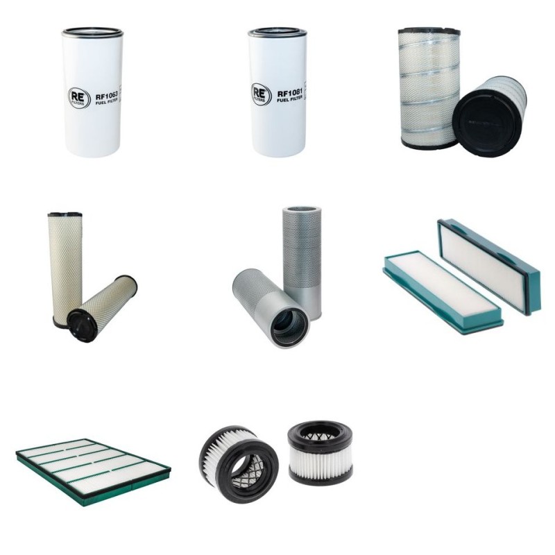 Filter Kit for Volvo EC 250 E NL Filter Service Kit with Volvo D8J engine 2015