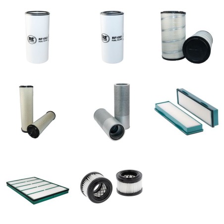 Filter Kit for Volvo EC 250 E NL Filter Service Kit with Volvo D8J engine 2015