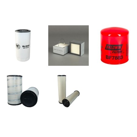 Filter Kit for Volvo EC 290 B-LC Filter Service Kit Air Oil Fuel Filters with Volvo D7DEAE3 engine  YR 2001-