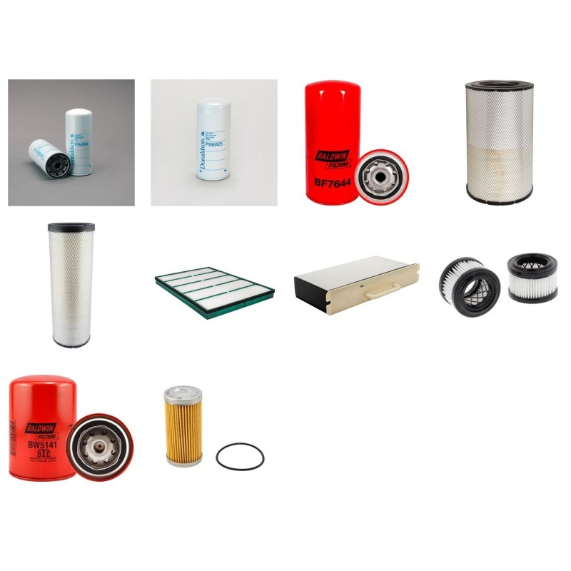 Filter Kit for Volvo EC 330 B Filter Service Kit with Volvo D10B-EAE2 engine  YR 2002-