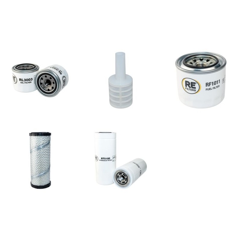 Filter Kit for Volvo EC 35 Filter Service Kit with Volvo D2.2ACAE2E engine  YR 2006-