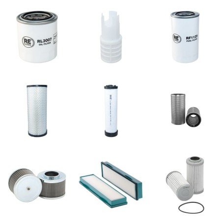 VOLVO EC 55 C Filter Service Kit w/Yanmar 4Tnv94L-Xvc6U Eng. SN 110001-2010-