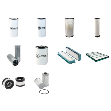 Filter Kit for Volvo ECR 235 E/EL Filter Service Kit with Volvo D6J engine 2016-