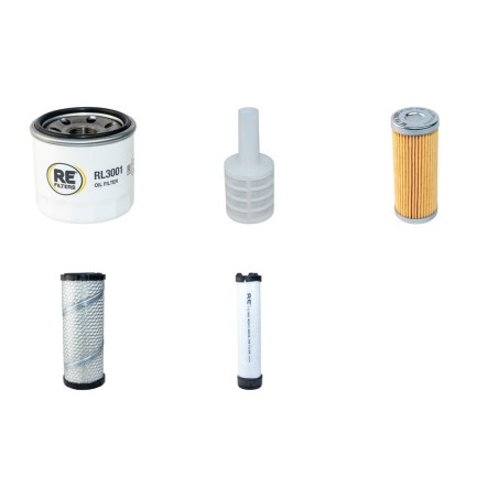 Filter Kit for Volvo ECR 28 Filter Service Kit Air Oil Fuel Filters with Volvo D1.1 DCBE4 engine  YR 2011-