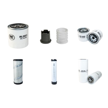 VOLVO ECR 50 D Filter Service Kit w/Volvo D2.6A Eng. 2014