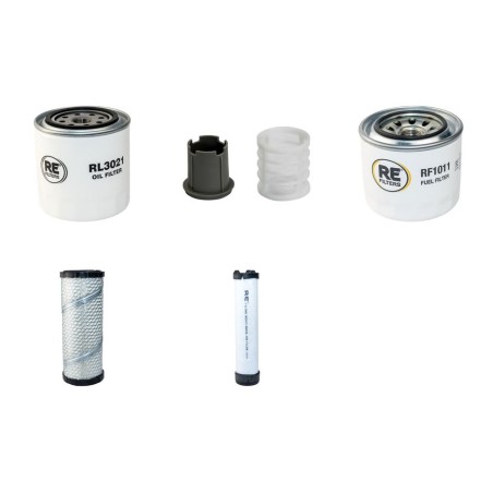 VOLVO ECR 50 D Filter Service Kit Air Oil Fuel Filters w/VOLVO D2.6A Eng.   YR  2014