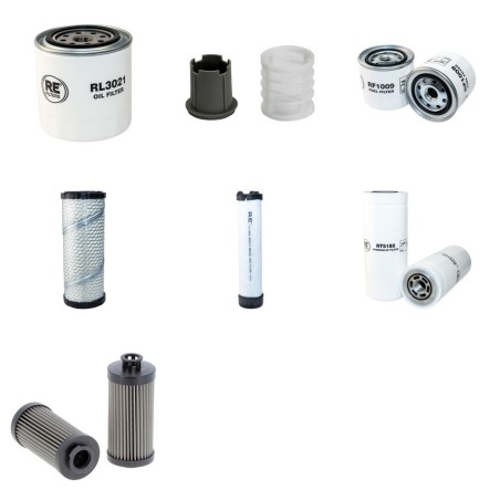 Filter Kit for Volvo ECR 50 D Filter Service Kit with Volvo D2.6A engine  YR 2016