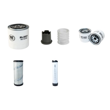 Filter Kit for Volvo ECR 50 D Filter Service Kit Air Oil Fuel Filters with Volvo D2.6A engine  YR 2016