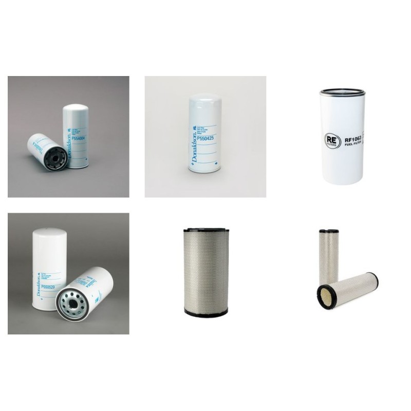 VOLVO G 976 Filter Service Kit Air Oil Fuel Filters w/VOLVO D9B Eng.   YR  2006-