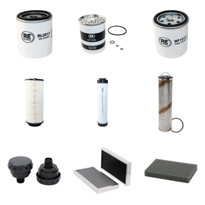 Filter Kit for Volvo L 30 B-Z/X Filter Service Kit with Volvo D3DC-DE2 engine  YR 2004-