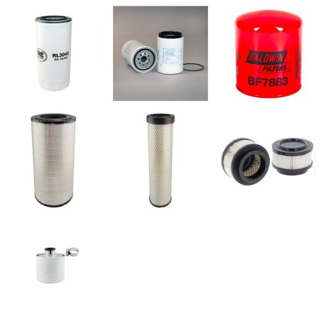 Filter Kit for Volvo L 80 E Filter Service Kit with Volvo  engine  YR 2003-