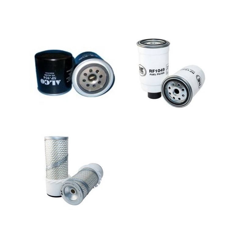 Filter Kit for Volvo LS 502 Filter Service Kit Air Oil Fuel Filters with Perkins  engine