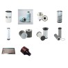 VOLVO MC 135 C Filter Service Kit w/ TCAE-55 Eng.   YR  2012-