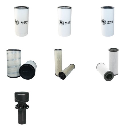 Filter Kit for Volvo P 7820 Filter Service Kit with Volvo D8H engine  YR 2011