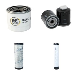 Wacker 1245 Filter Service Kit Air Oil Fuel Filters with