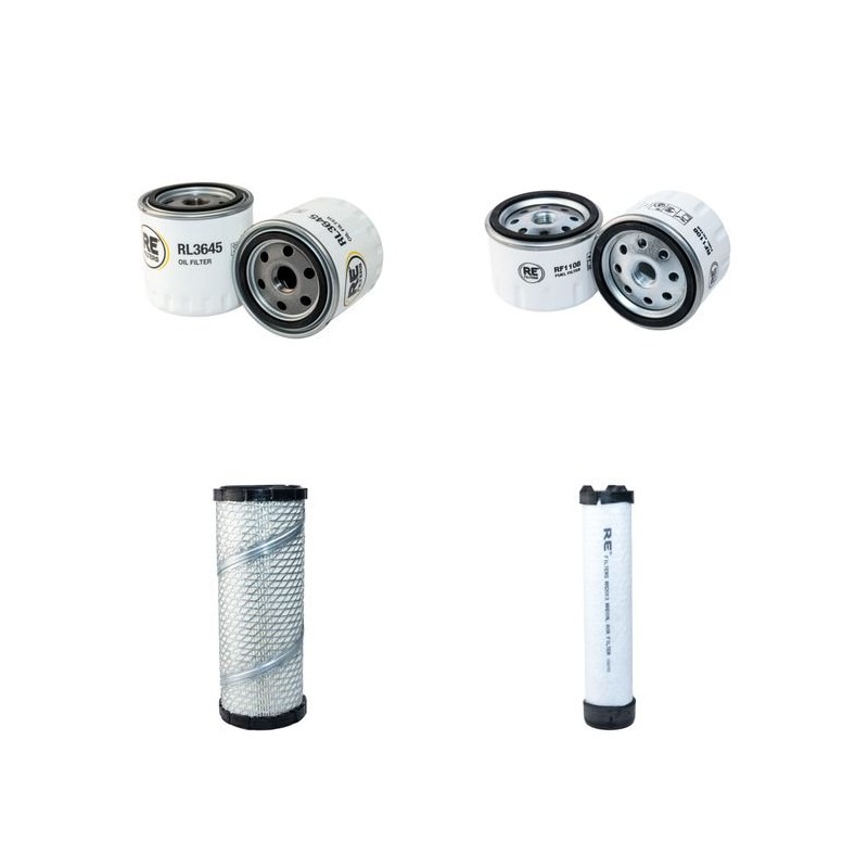 WACKER DPU 130 LE Filter Service Kit Air Oil Fuel Filters w/LOMBARD.KOHLER KDW1404 Eng.   YR  2011-