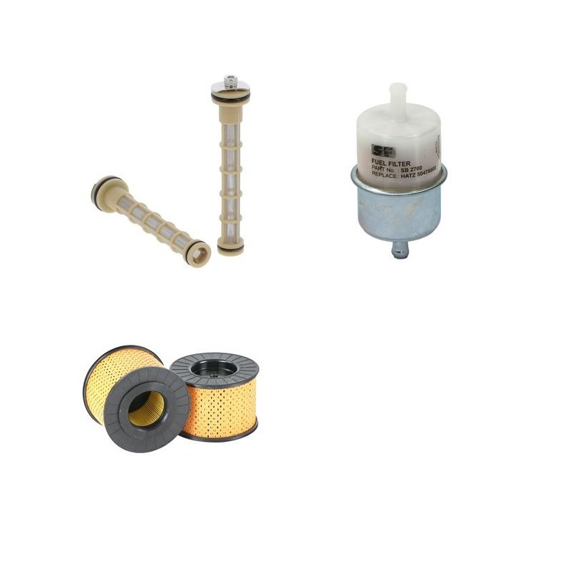 Filter kit for Wacker DPU3050HE with Hatz 1B30-2 Engine 2011-
