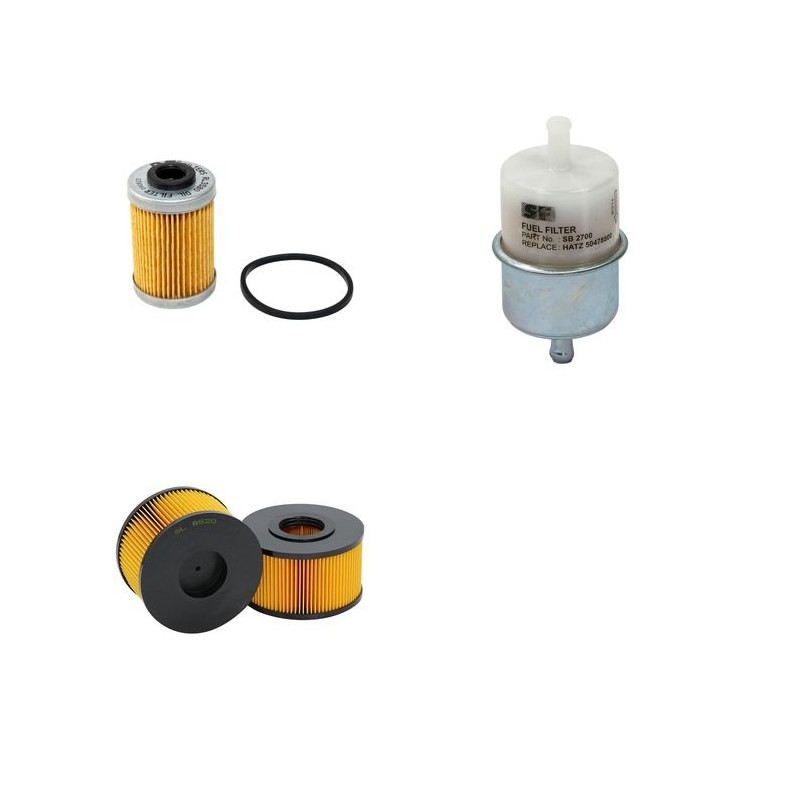 Filter kit for Wacker DPU4545HE with Hatz 1D42S Engine 2011-