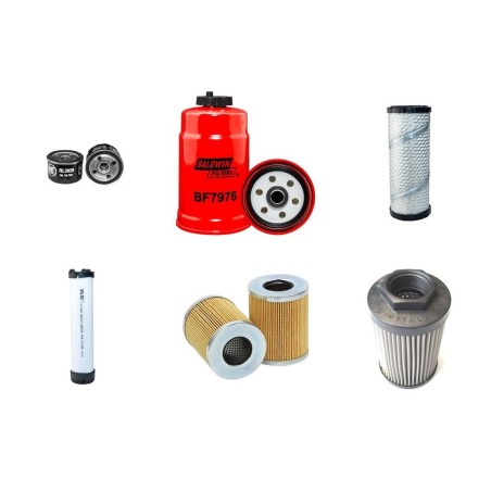 Filter kit for Wacker RT82SC with Lombardini Engine Year 2010-
