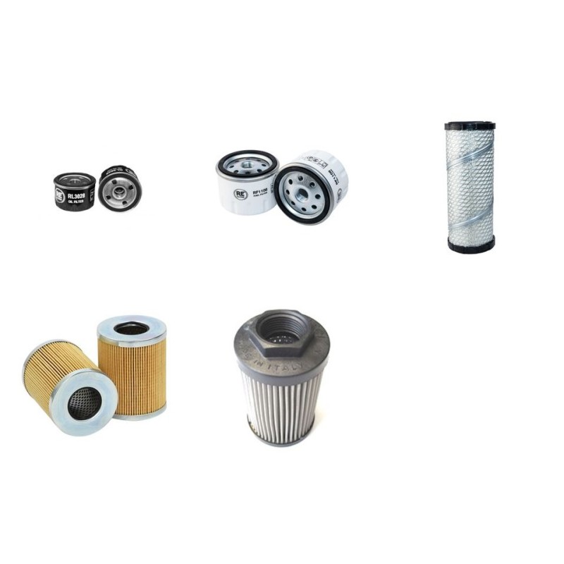 Filter kit for Wacker RT82SC with Lombardini Engine Year 2005-