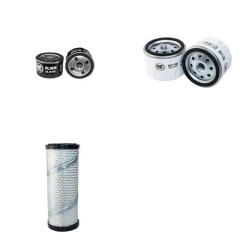 Filter kit for Wacker RT82SC Air Oil Fuel Filters with Lombardini Engine Year 2005-