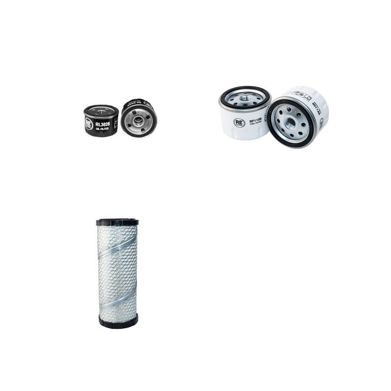 Filter kit for Wacker RT82SC Air Oil Fuel Filters with Lombardini Engine Year 2005-