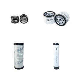 WACKER RT 820 CC Filter Service Kit Air Oil Fuel Filters w/Lombardini LDW1003 Eng.   YR  2005-