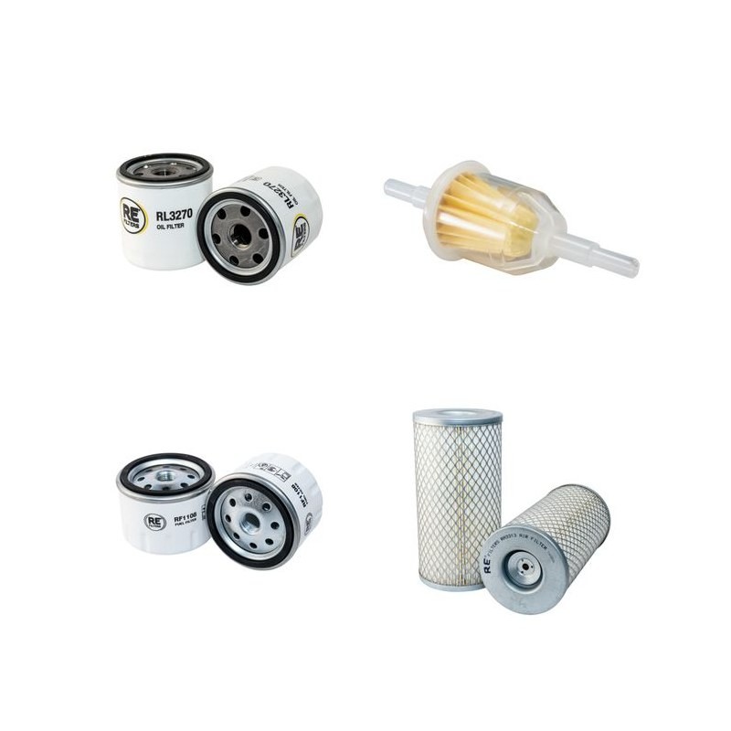 Filter kit for Wacker RT820ET Air Oil Fuel Filters with Lombardini 12LD475 Engine