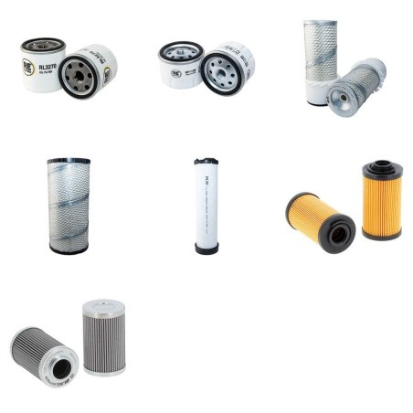 Filter kit for Wacker RT820HT with Lombardini 2Ld435 Engine