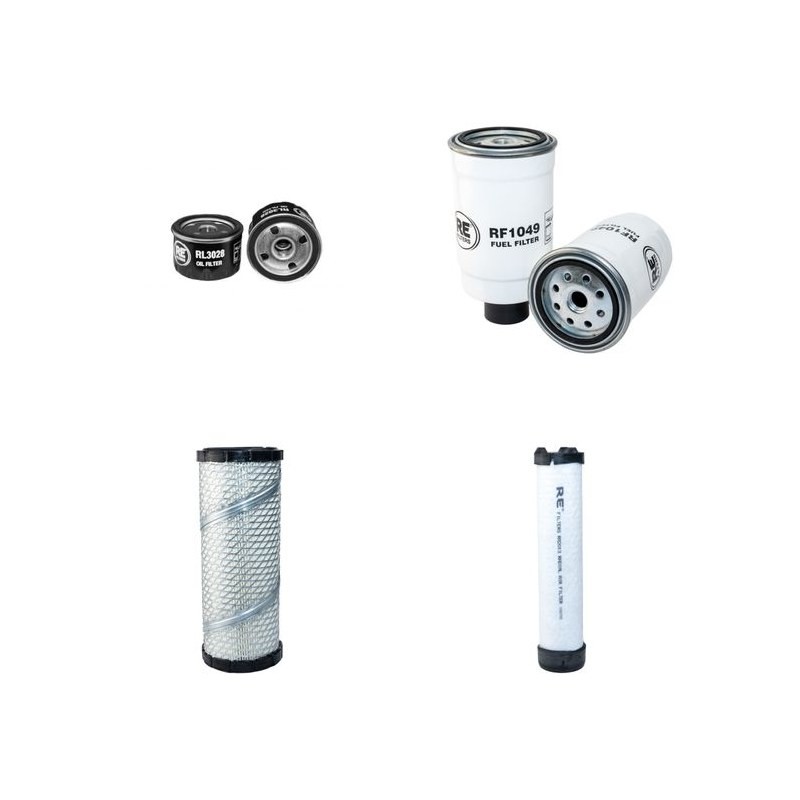 Filter kit for Wacker RTSC2 Air Oil Fuel Filters with Kohler CKHXL1.37.SF1 Engine Year 2013