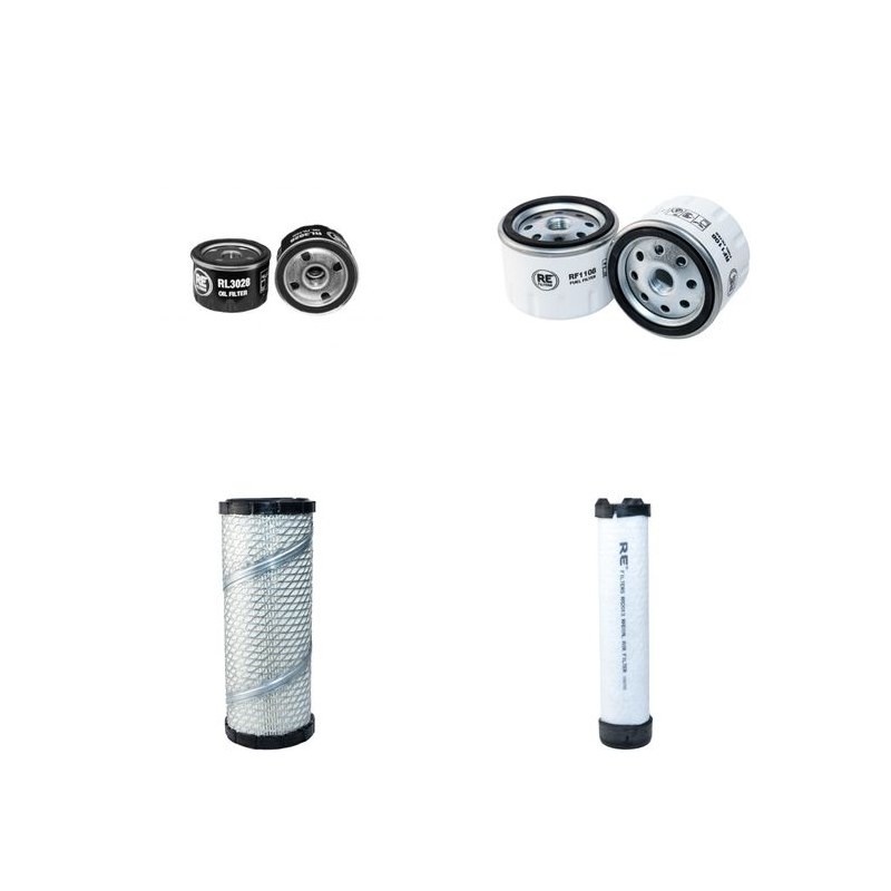 Filter kit for Wacker RTSC2 Air Oil Fuel Filters with Lombardini Engine Year 2010-