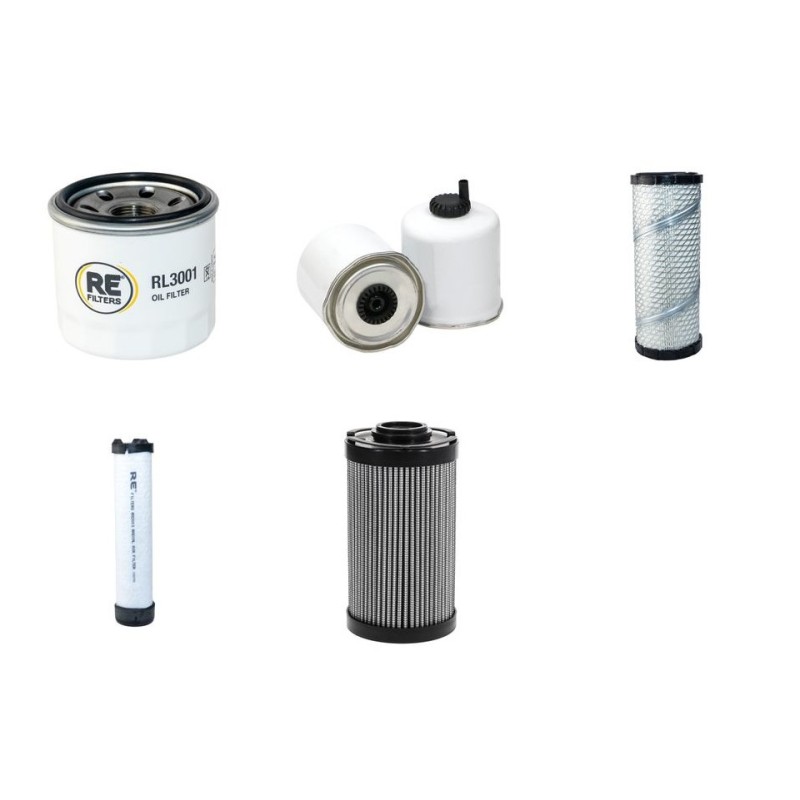 Filter kit for Wacker RTSC3 with Kubota D902-EF04 Engine Year 2015