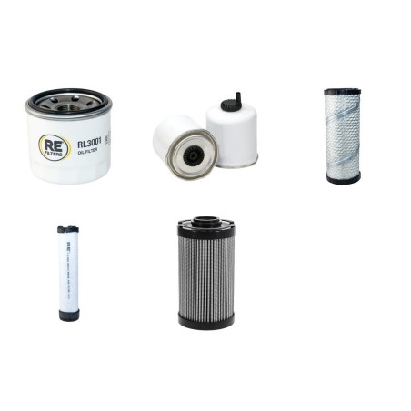 Filter kit for Wacker RTSC3 with Kubota D902-EF04 Engine Year 2015