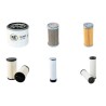 Filter kit for Wacker TD18S with Yanmar 3Tnv76-Xnsv Engine SN AB0614N-2011-