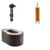 Filter kit for Wacker TD9D Air Oil Fuel Filters with Yanmar L100AE Engine Year 2009-