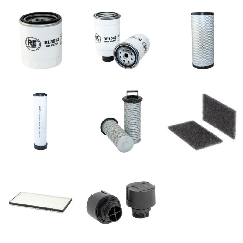 Filter kit for Wacker WL50S with Deutz TD2011L04W Engine Year 2007-