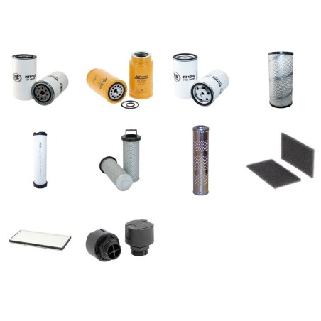 Filter kit for Wacker WL57 with Perkins 1104D-E44T Engine Year 2009-