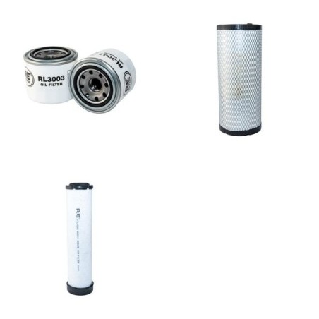 Filter kit for Wacker 5075 with Yanmar 4TNV88BKNKR3 Engine Year 2015