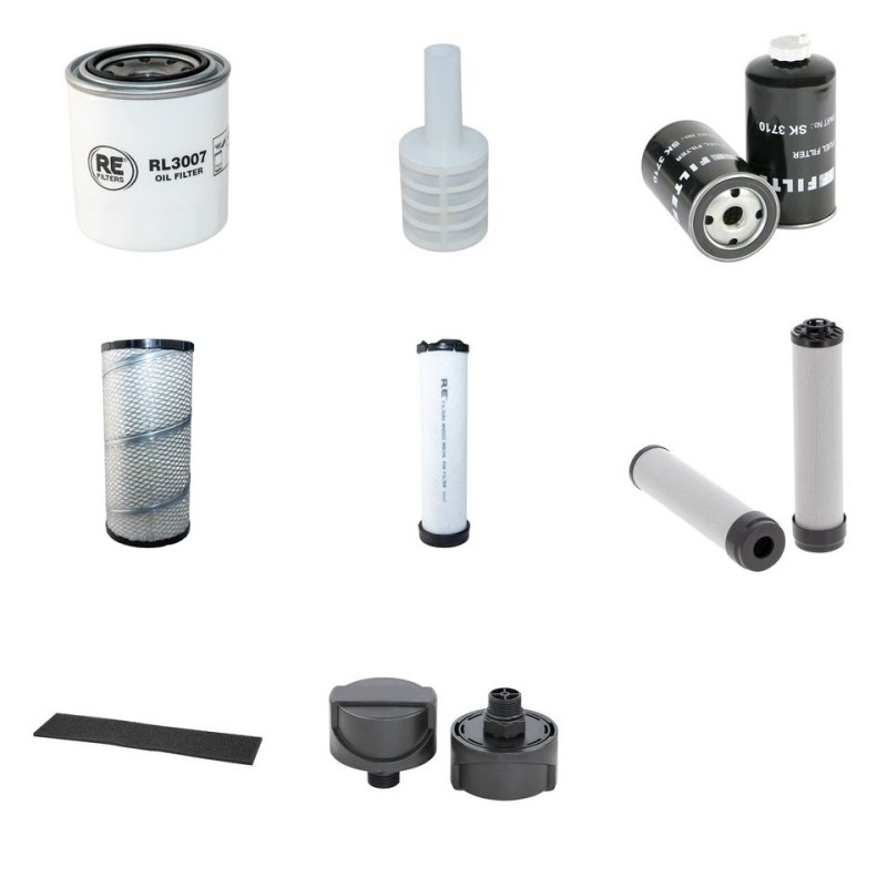 Filter kit for Wacker Neuson 8003/2 with Yanmar 4TNV98-ZVNS Engine Year 2013-
