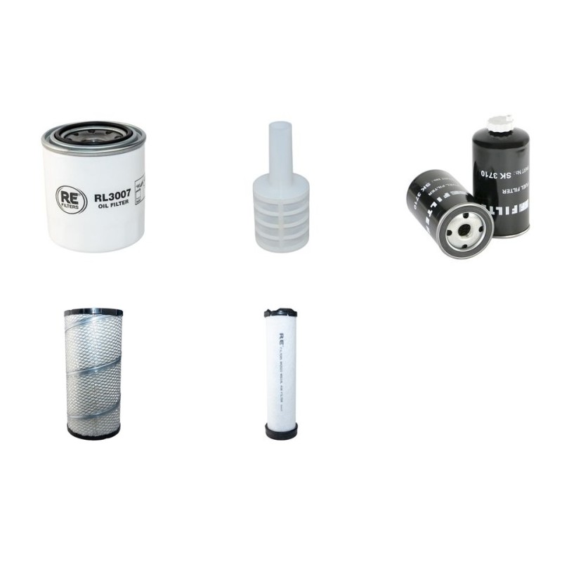 WACKER NEUSON 8003/2 Filter Service Kit Air Oil Fuel Filters w/Yanmar 4TNV98-ZVNS Eng.   YR  2013-