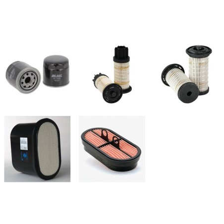 Filter kit for Wacker Neuson DW90 Air Oil Fuel Filters with Perkins Engine Year 2016
