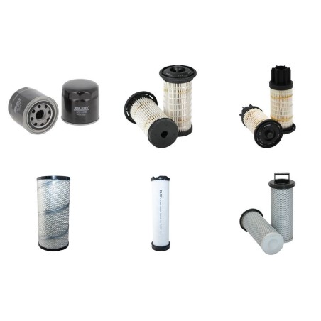 Filter kit for Wacker WL60 with Perkins 854E-E34Tawf Engine 2015 HP 75KW