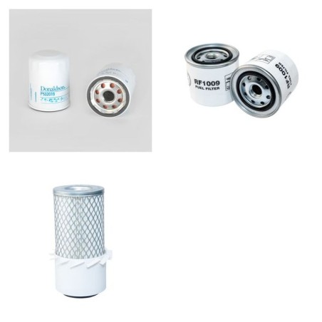 WEIDEMANN 1002 D/P Filter Service Kit Air Oil Fuel Filters w/Perkins KD103-10 Eng.