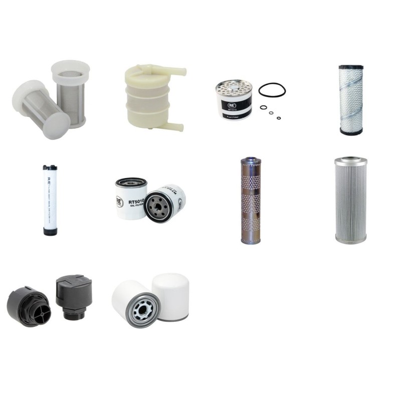 WEIDEMAN 1250 CX 35 Filter Service Kit w/Perkins 404D-15 Eng.   YR  2008-