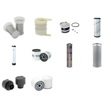 WEIDEMAN 1250 CX 35 Filter Service Kit w/Perkins 404D-15 Eng.   YR  2008-