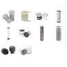 WEIDEMAN 1250 CX 35 Filter Service Kit w/Perkins 404D-15 Eng.   YR  2008-