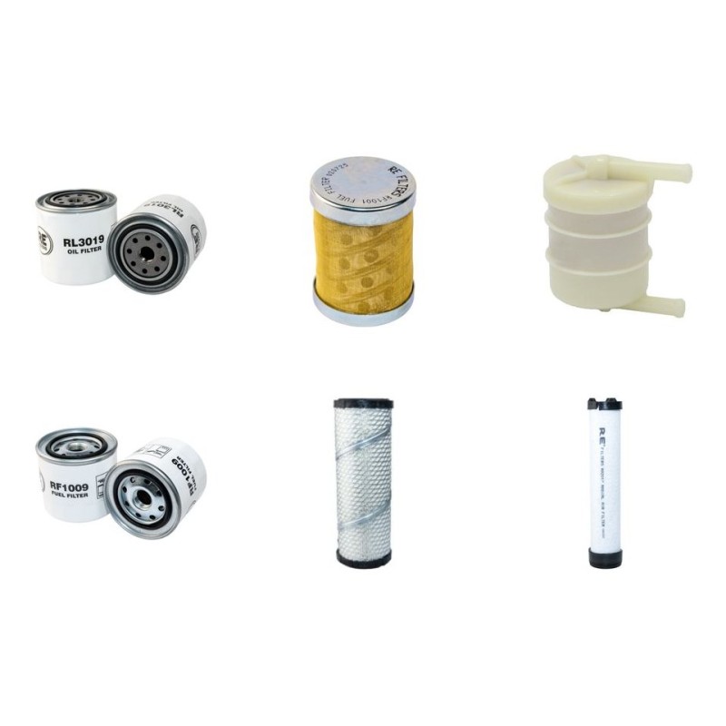 WEIDEMANN 1360 P33/43 Filter Service Kit Air Oil Fuel Filters w/Perkins  Eng.