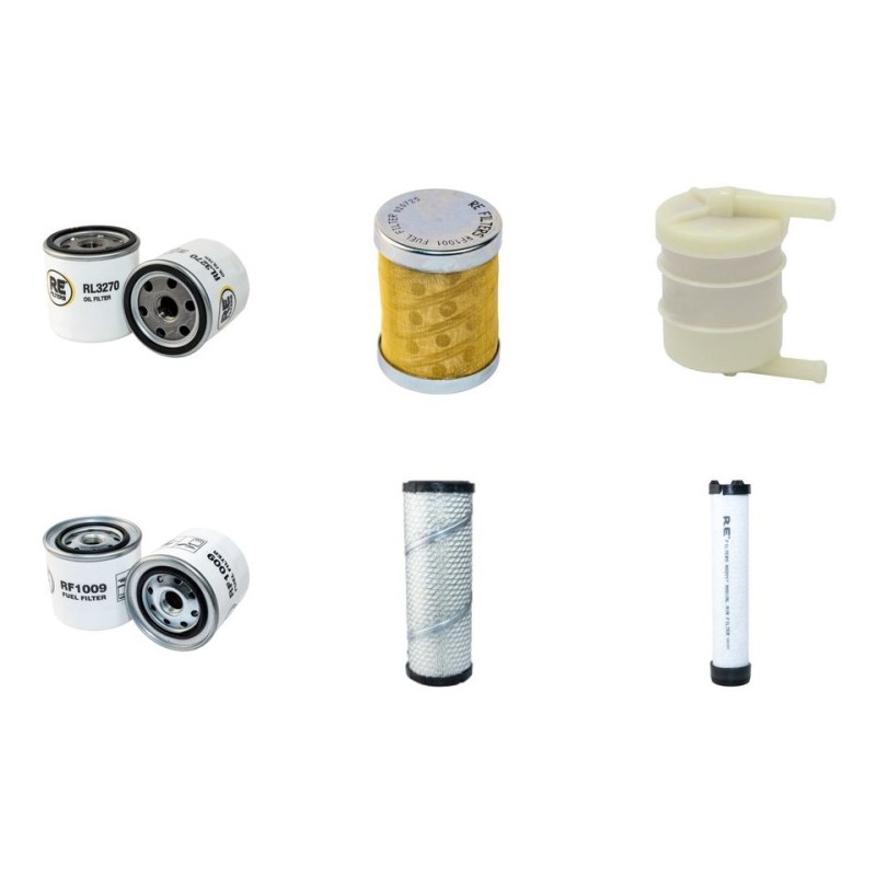 WEIDEMANN 1506 P33 Filter Service Kit Air Oil Fuel Filters w/Perkins  Eng.     33 CH