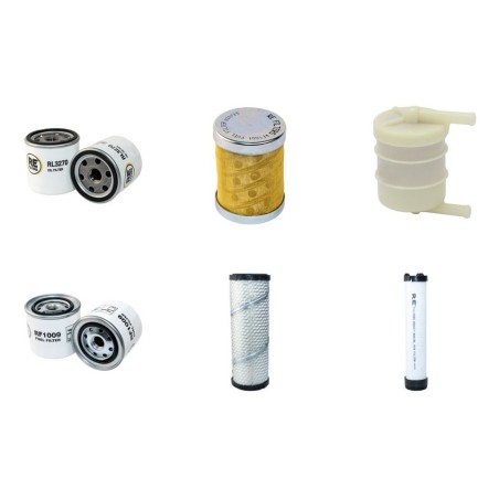 WEIDEMANN 1506 P43 Filter Service Kit Air Oil Fuel Filters w/Perkins  Eng.     43 CH